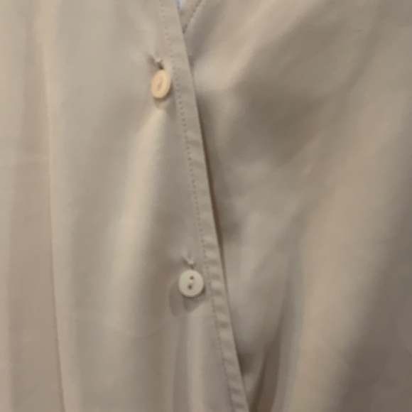 Chelsea tan wrap sleeveless shirt size S - Picture 3 of 8